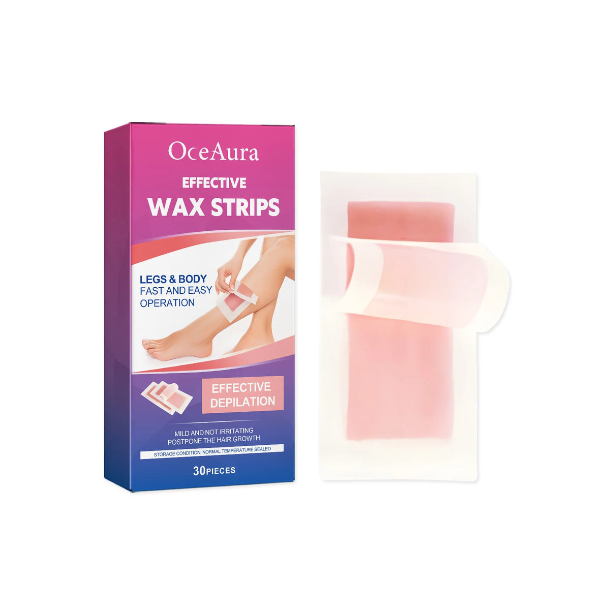 Gentle Full Body Hair Removal Wax Strips