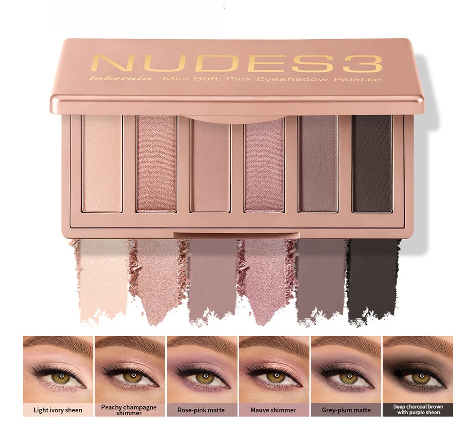 Long-Lasting Matte and Shimmer Eyeshadow Palette
