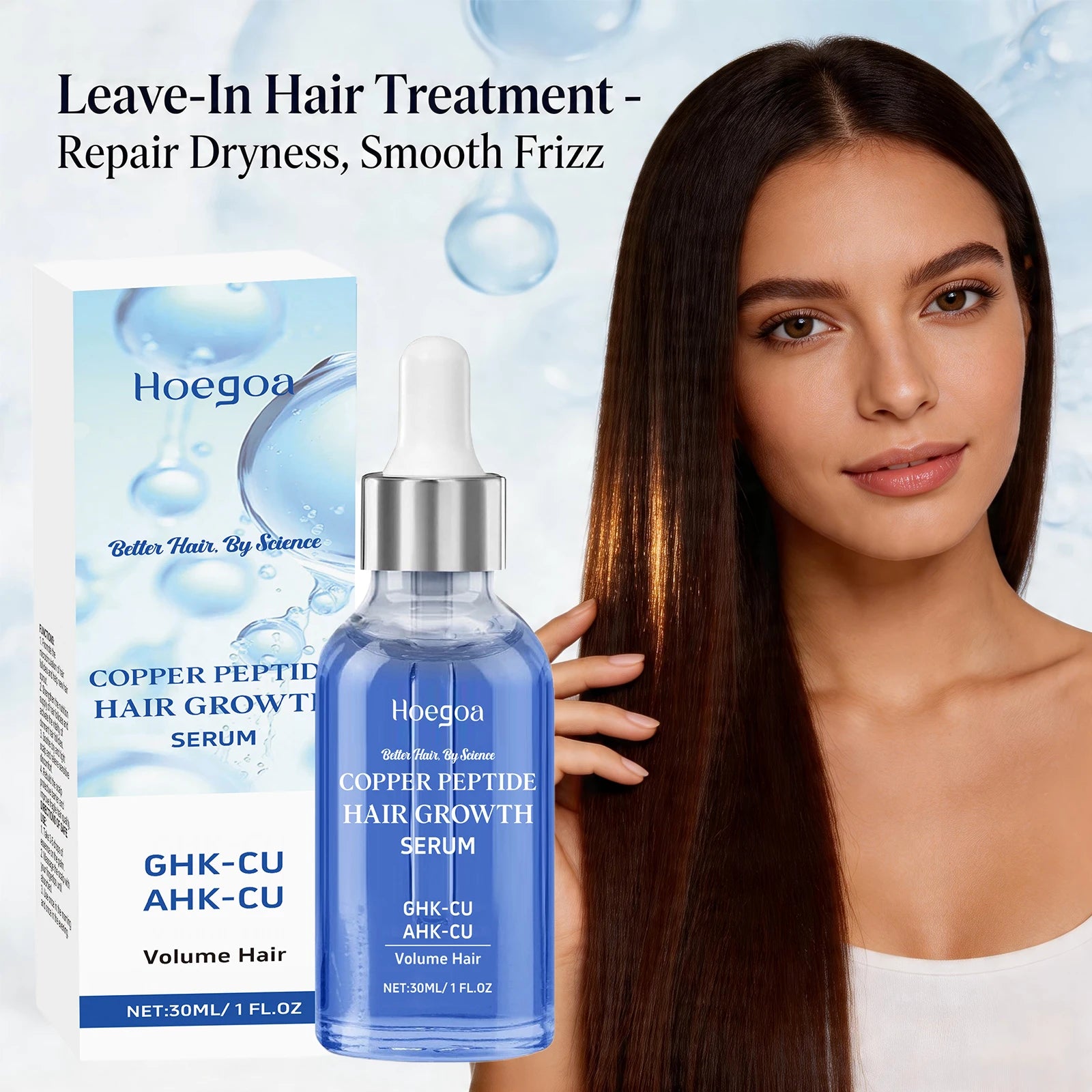 Copper Peptide Hair Growth Serum for Strengthening and Frizz Control - 5