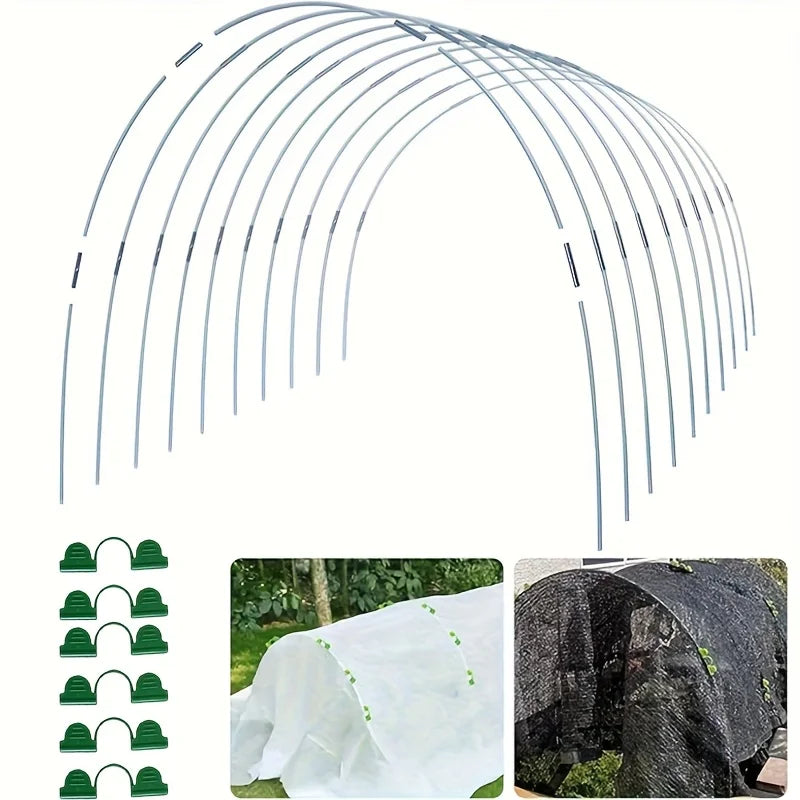 DIY Greenhouse Support Hoops Garden Plant Cover Frame Kit