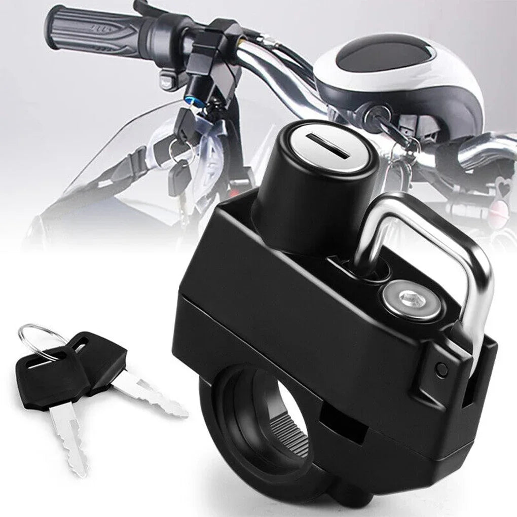 Anti-Theft Motorcycle Helmet Lock Security Device