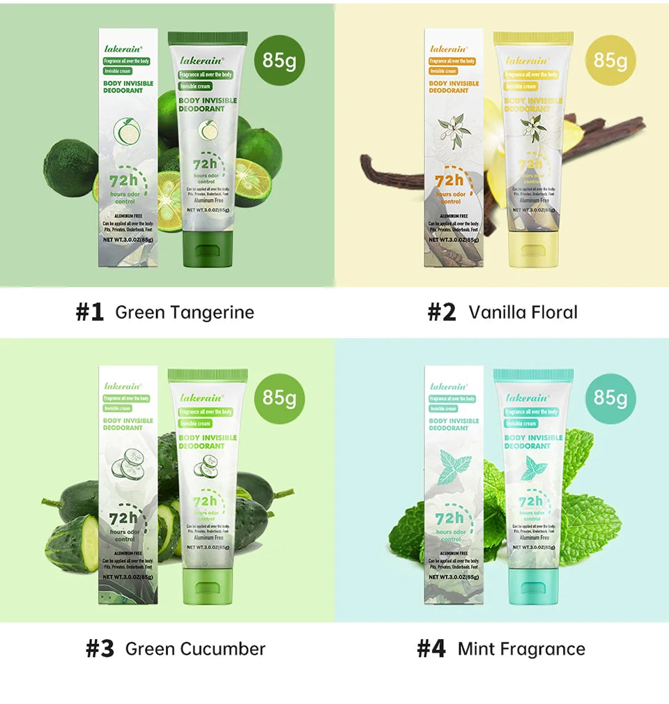 Long-Lasting Full Body Deodorant Cream - 10
