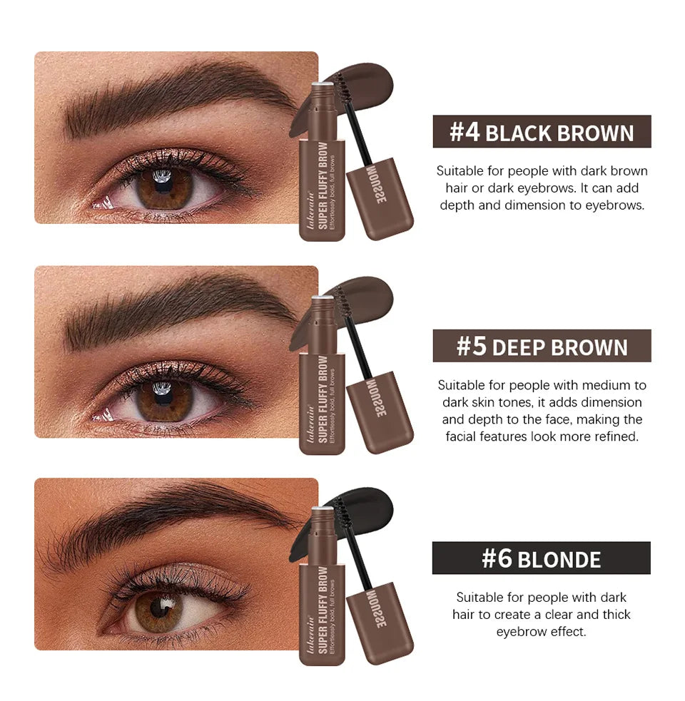 Volumizing Tinted Eyebrow Mousse for Fluffy Brows - 10
