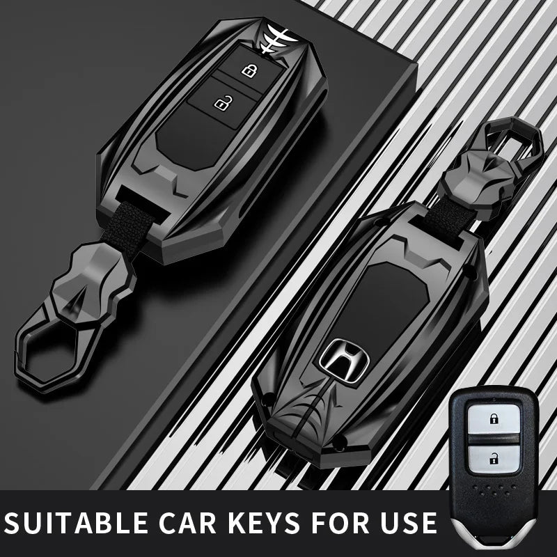 Protective Galvanized Alloy Car Key Case Cover for Honda