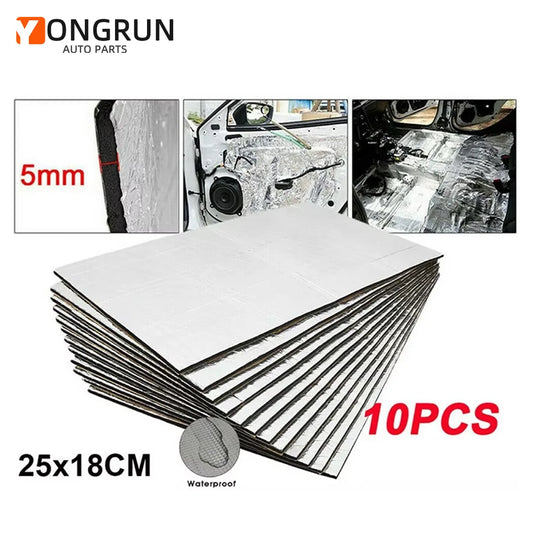 Car Soundproof Insulation Pads Aluminum Foil Noise Dampening Sheets