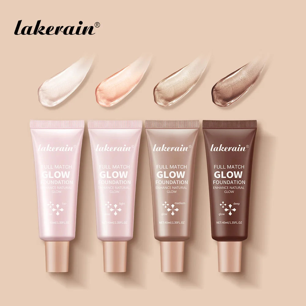 Liquid Glow Foundation and Highlighter Makeup Base - 2