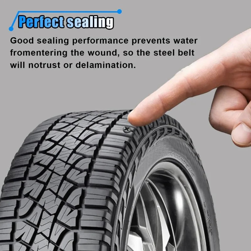 Emergency Tire Puncture Repair Kit for Cars and Motorcycles