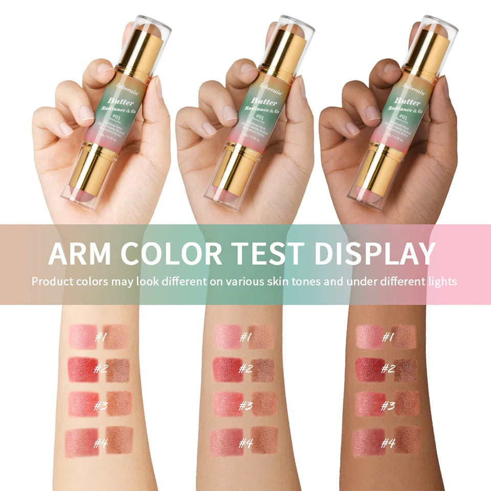 Dual-Ended Cream Blush and Bronzer Stick