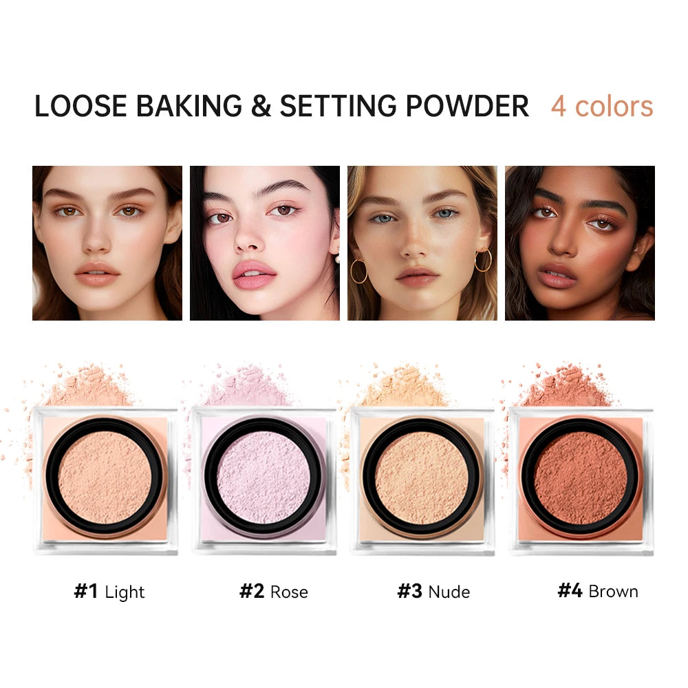 Matte Finish Oil-Control Baking and Setting Loose Powder