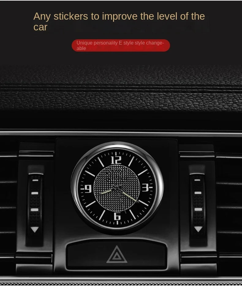 Luminous Mini Dashboard Clock for Cars - 13