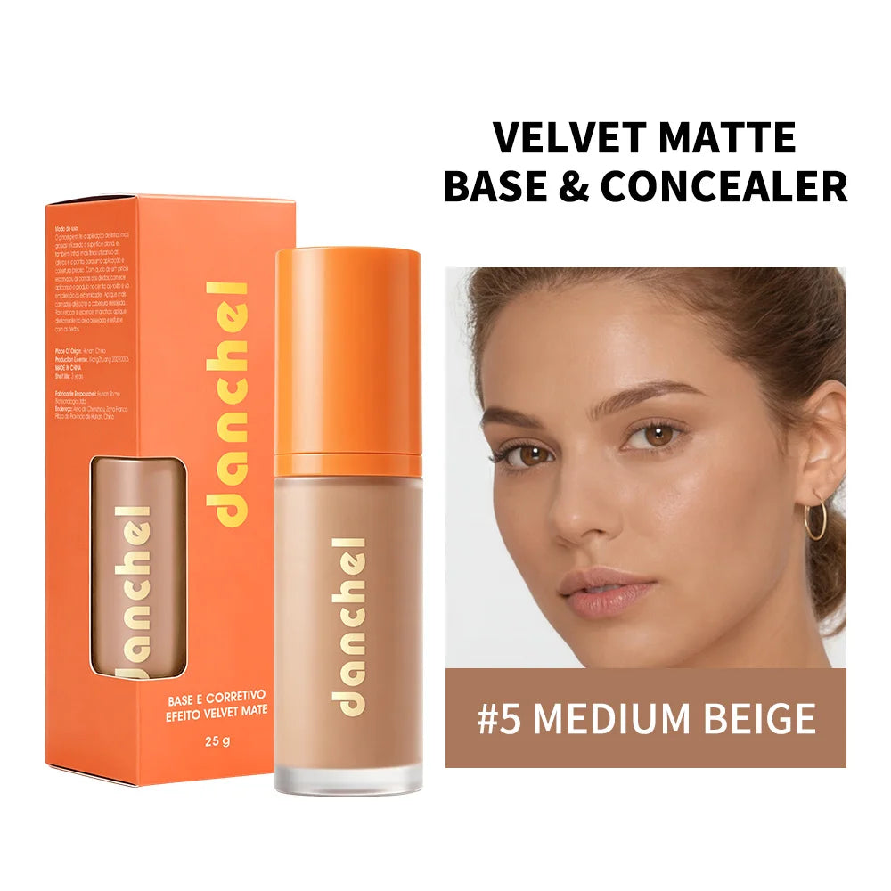 2-in-1 Velvet Matte Liquid Foundation and Concealer