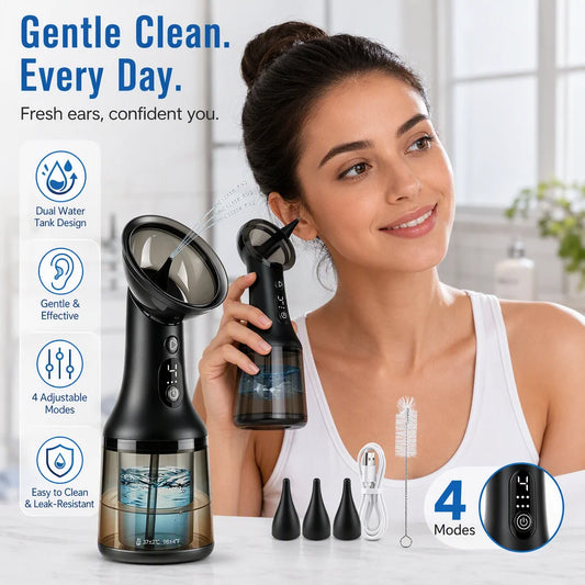 Electric Ear Wax Removal Irrigator with Dual Water Tank