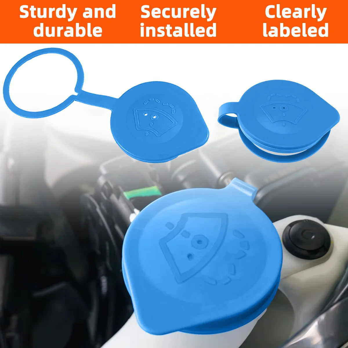 Windshield Washer Reservoir Cap for Honda Jazz CR-V and HR-V - 4