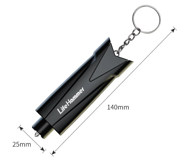 Emergency Car Window Breaker and Seat Belt Cutter Tool