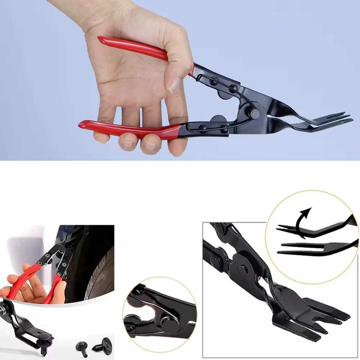 Car Door Panel and Trim Clip Removal Tool Kit