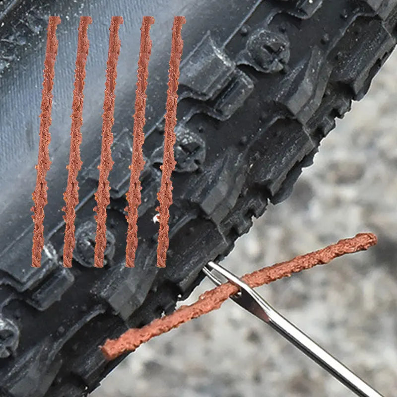 Tubeless Tire Puncture Repair Strips for Car and Motorcycle