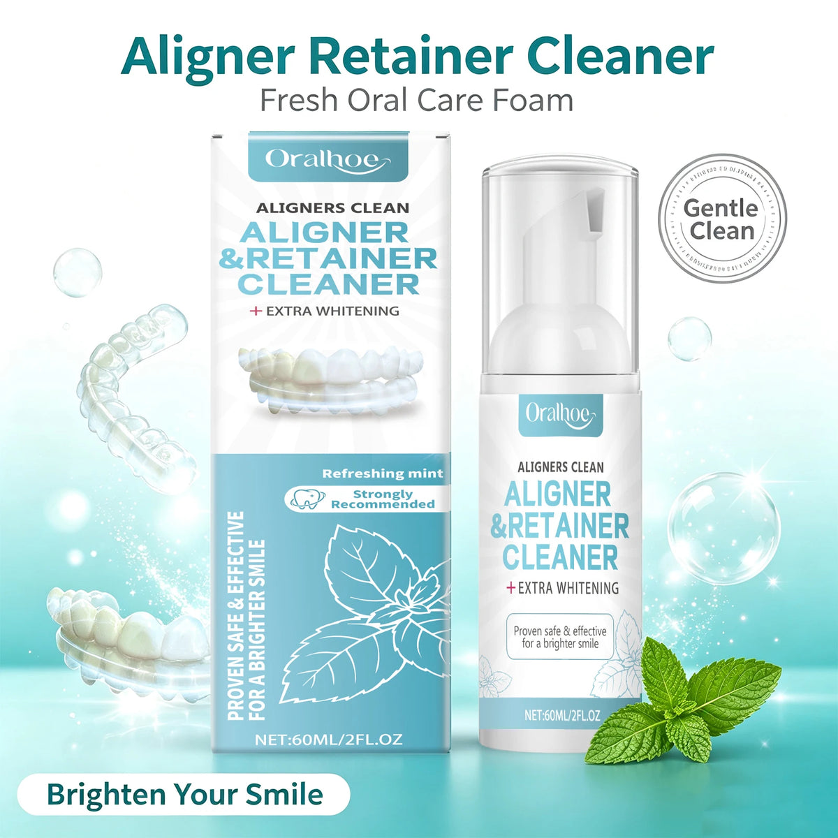 Foaming Aligner and Retainer Cleaner