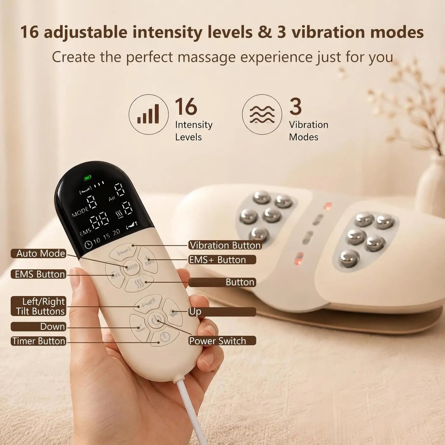 Electric Lumbar Traction and Back Massager - 5