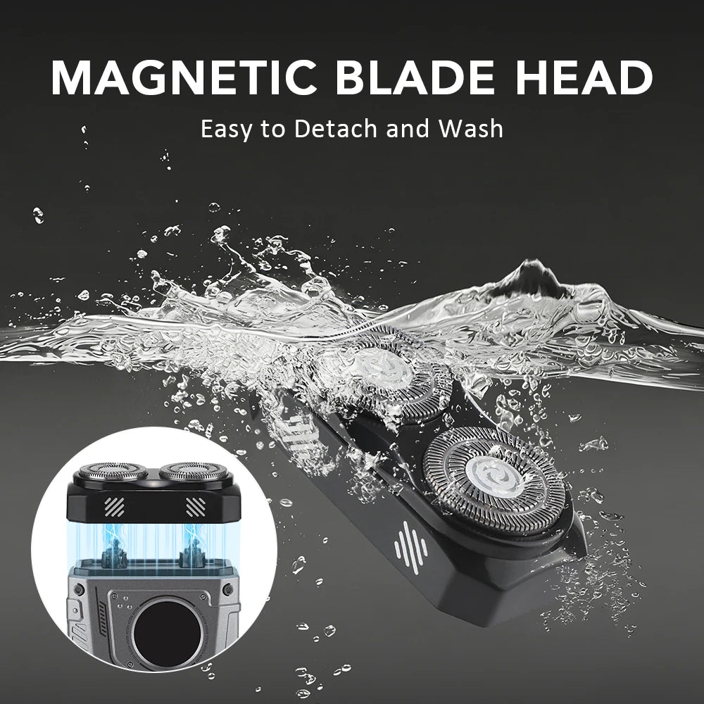Portable Mini Electric Shaver with Digital Display - 23