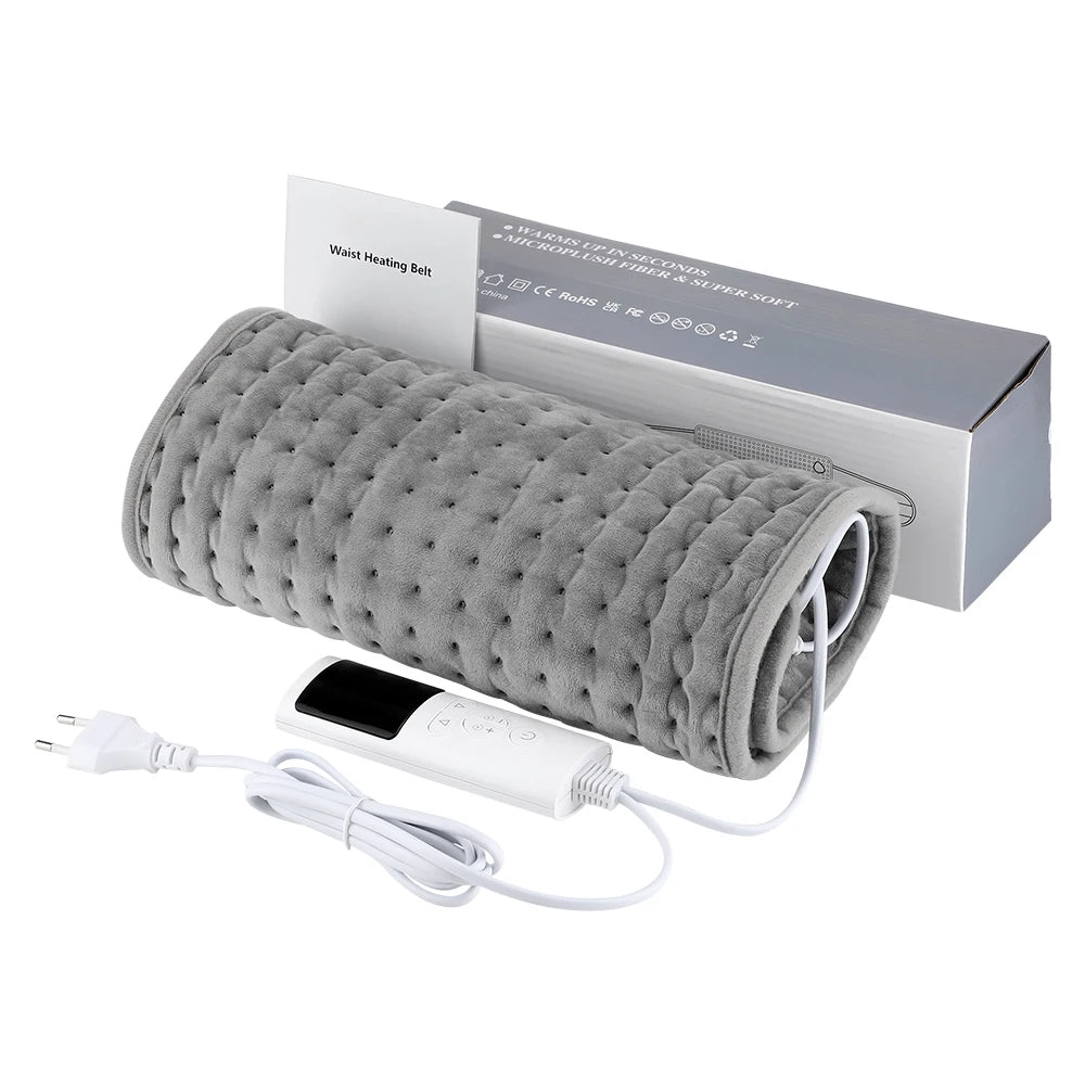 Electric Heated Lumbar Support Back Belt for Pain Relief - 18