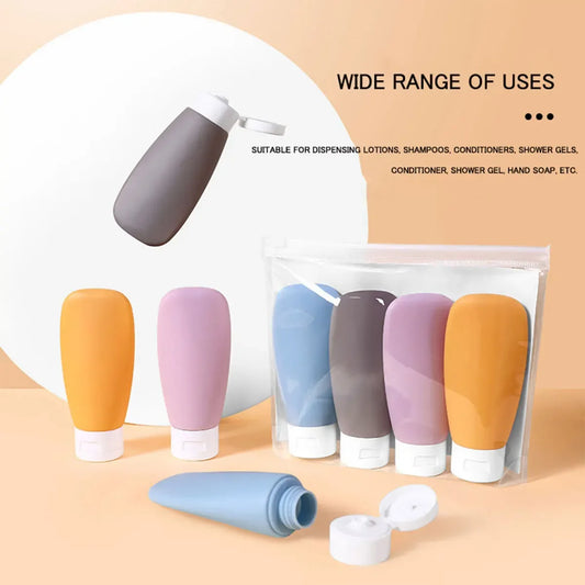 Leak-Proof Travel Bottle Set for Toiletries and Lotions