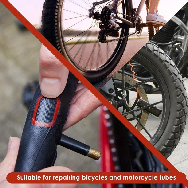 Comprehensive Bicycle Tire Repair Kit for Road and Mountain Bikes