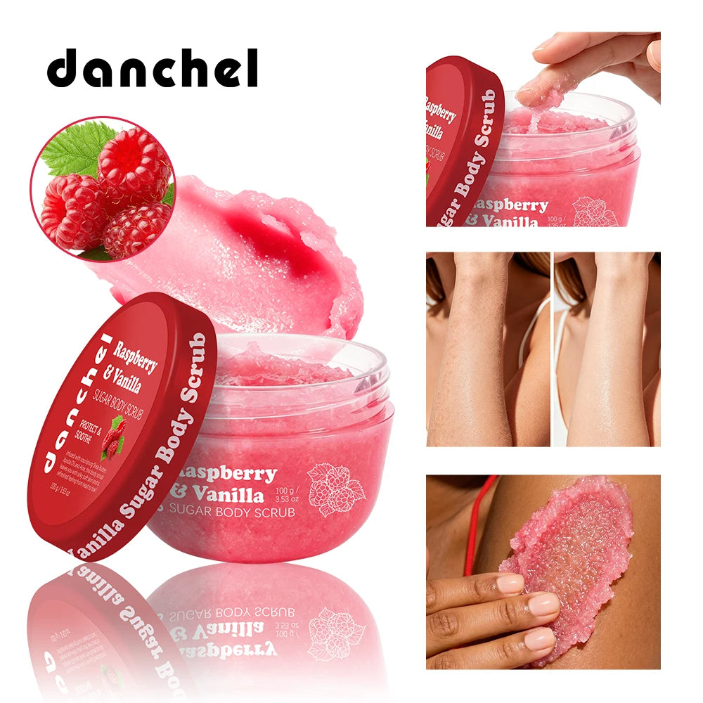Raspberry & Vanilla Sugar Exfoliating Body Scrub