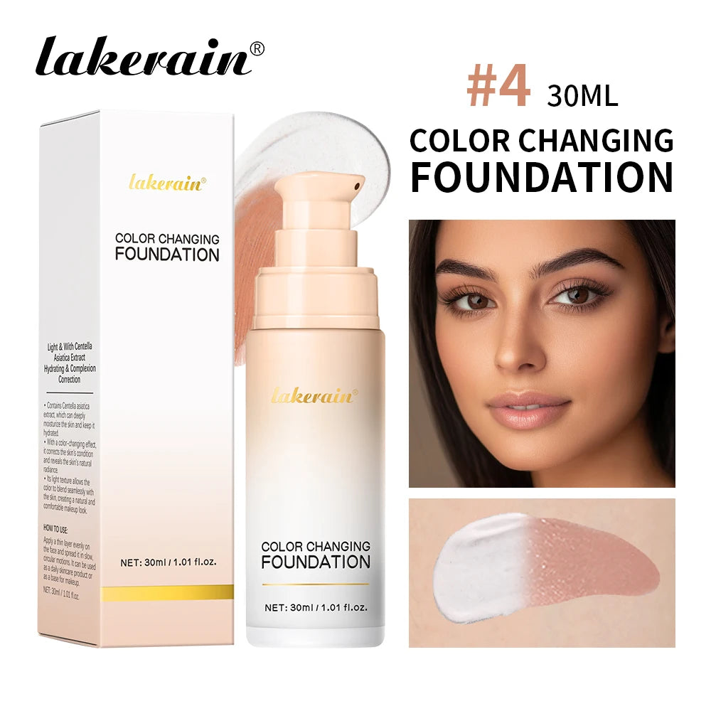 Color-Changing Liquid Foundation for Flawless Radiant Skin