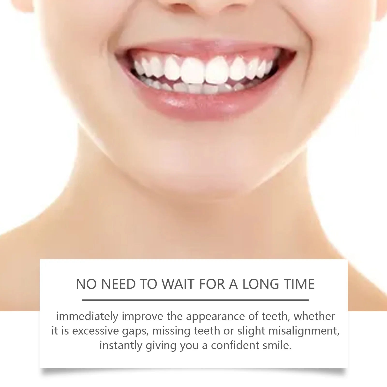 Adjustable Snap-On Smile Veneers for Missing or Broken Teeth - 3