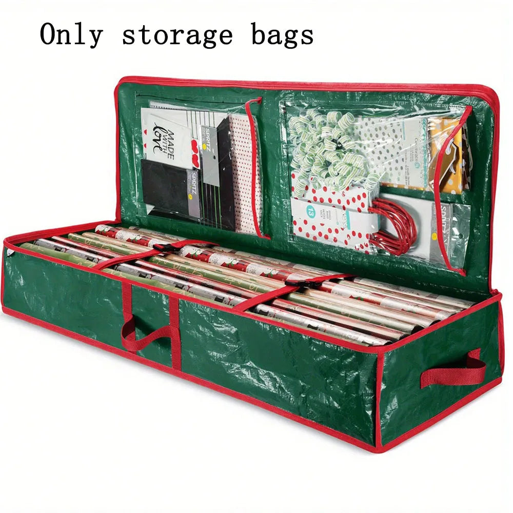 Wrapping Paper Storage Organizer for Holiday Gift Supplies - 12