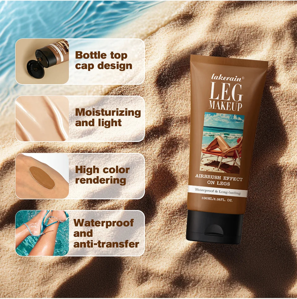 Waterproof Leg Makeup Foundation for Flawless Even Skin Tone