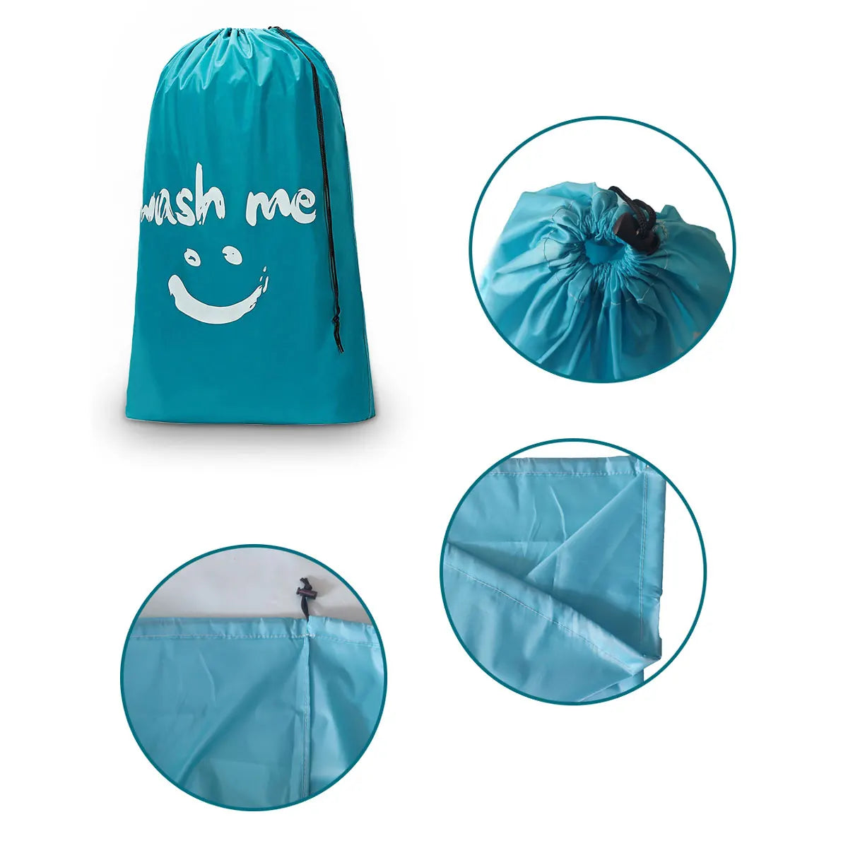 Large Travel Drawstring Laundry Bag - 4