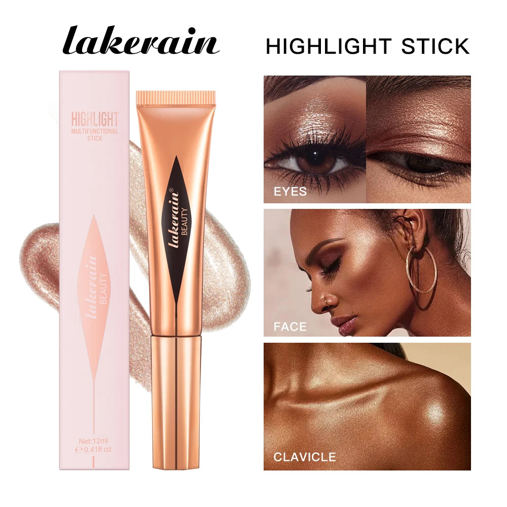 Liquid Face Contouring, Blush, and Highlighter Wand with Cushion Tip
