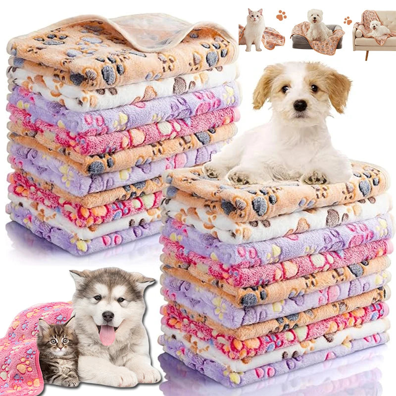 Soft Fluffy Fleece Pet Blanket for Dogs and Cats - 2