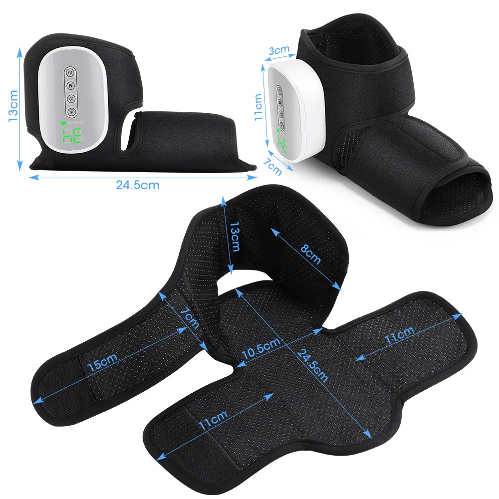 Wireless Heated Air Compression Foot and Ankle Massager - 17
