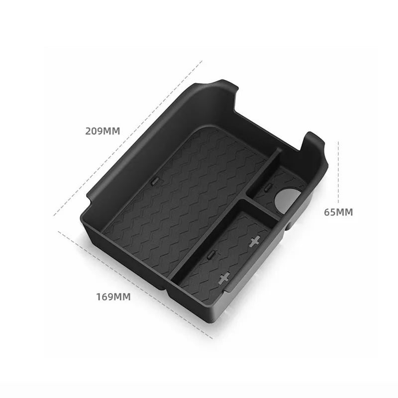 Center Console Organizer Tray for Audi Q5 Q5L 2026 Armrest Storage Box - 11