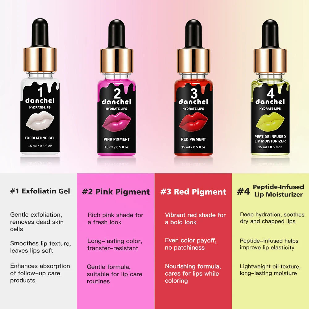 4-Step Complete Lip Care and Hydration Treatment Set