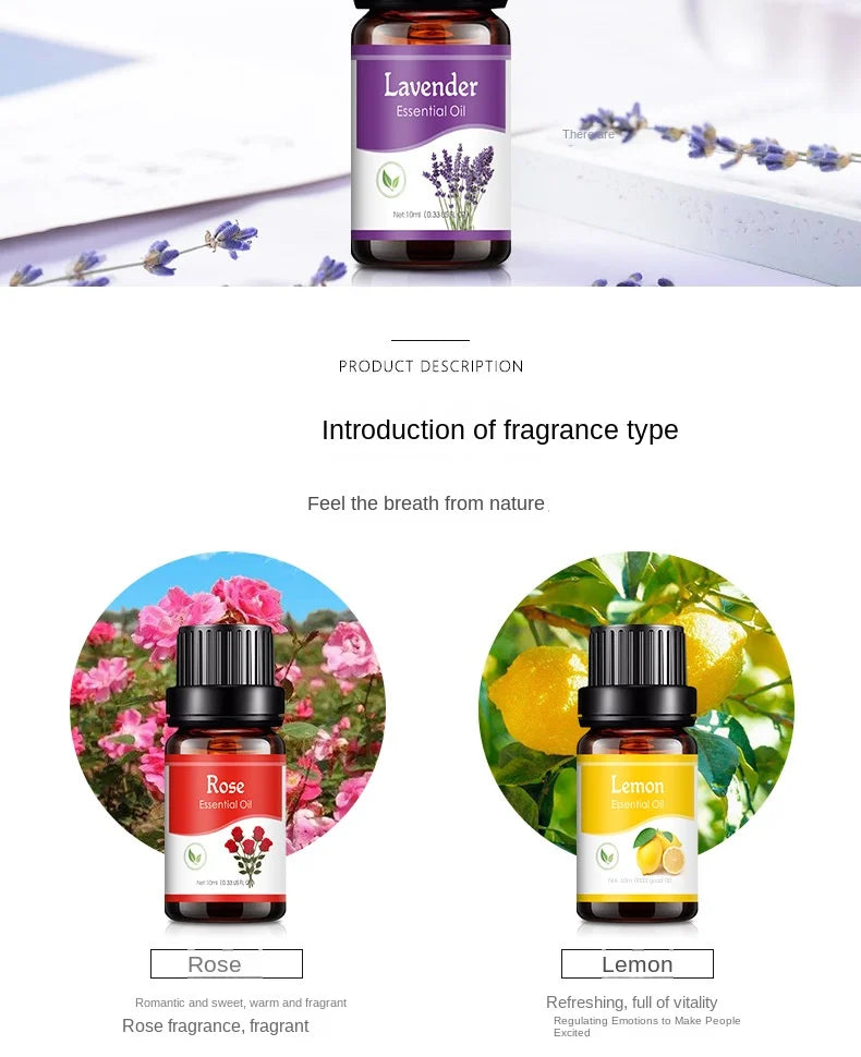 18 Scents Essential Oil Set for Aroma Diffuser and Air Humidifier - 7