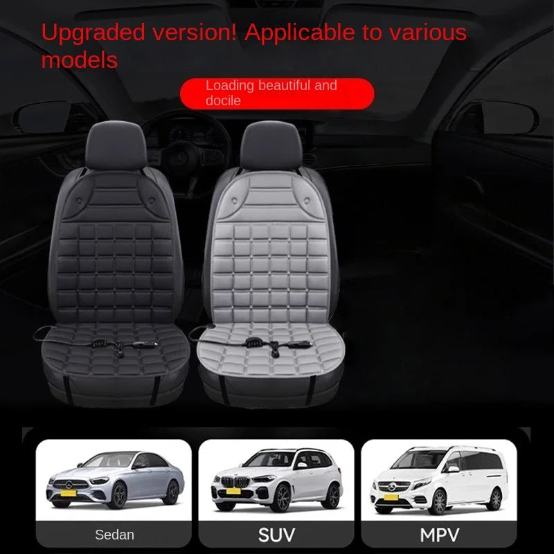 12V Heated Car Seat Cushion for Winter Comfort - 3
