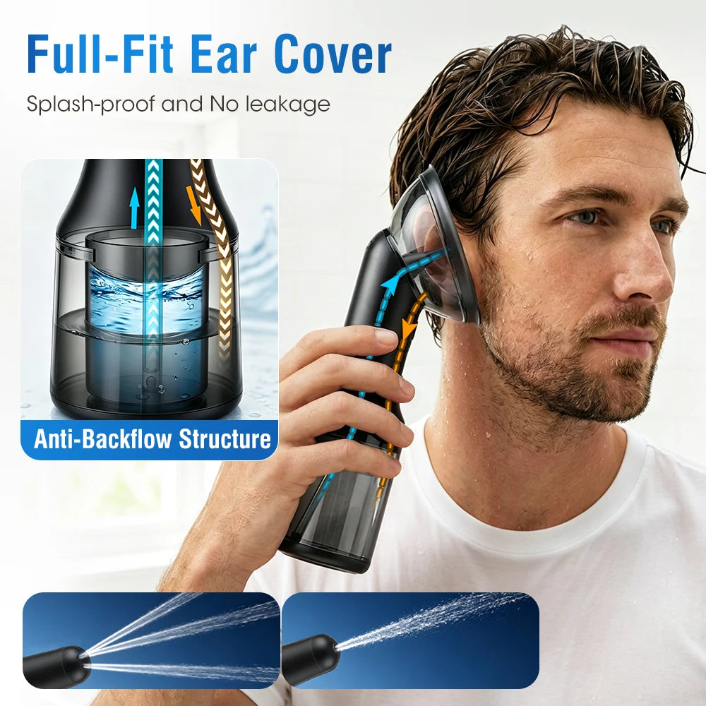 Electric Ear Wax Removal Irrigation Kit with LED Display - 10