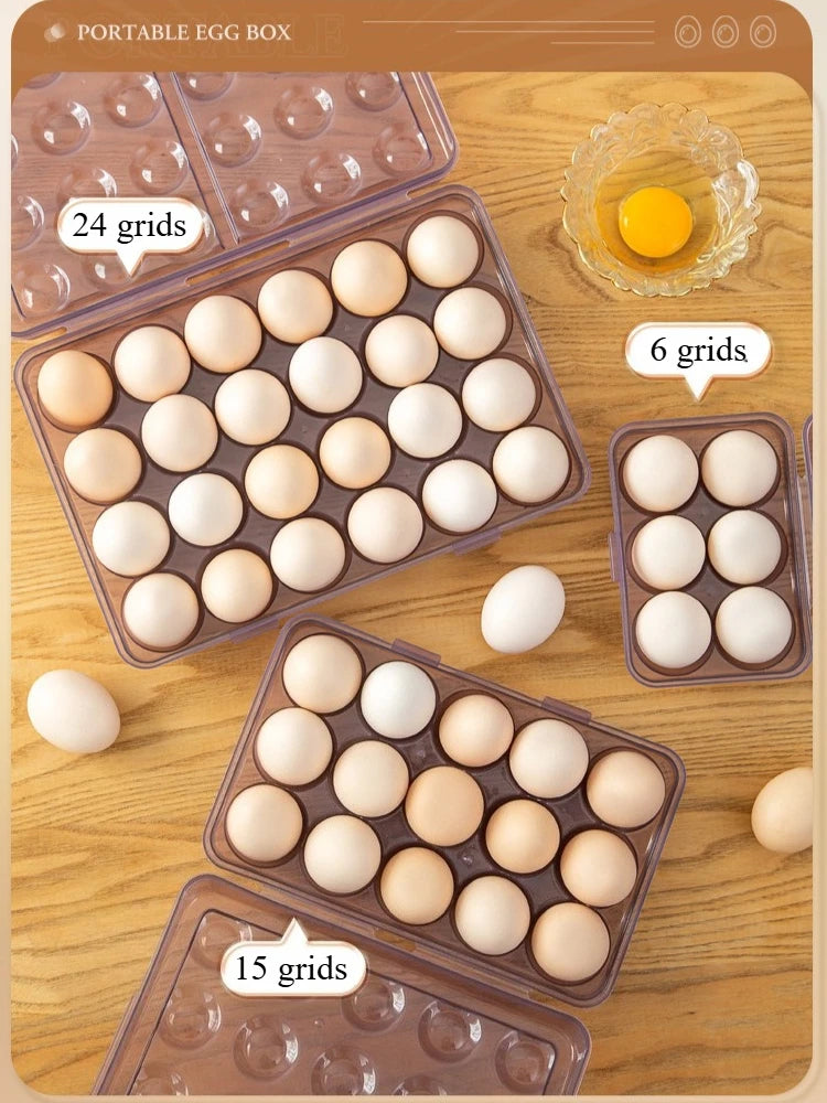 Stackable Egg Storage Organizer for Refrigerator - 7