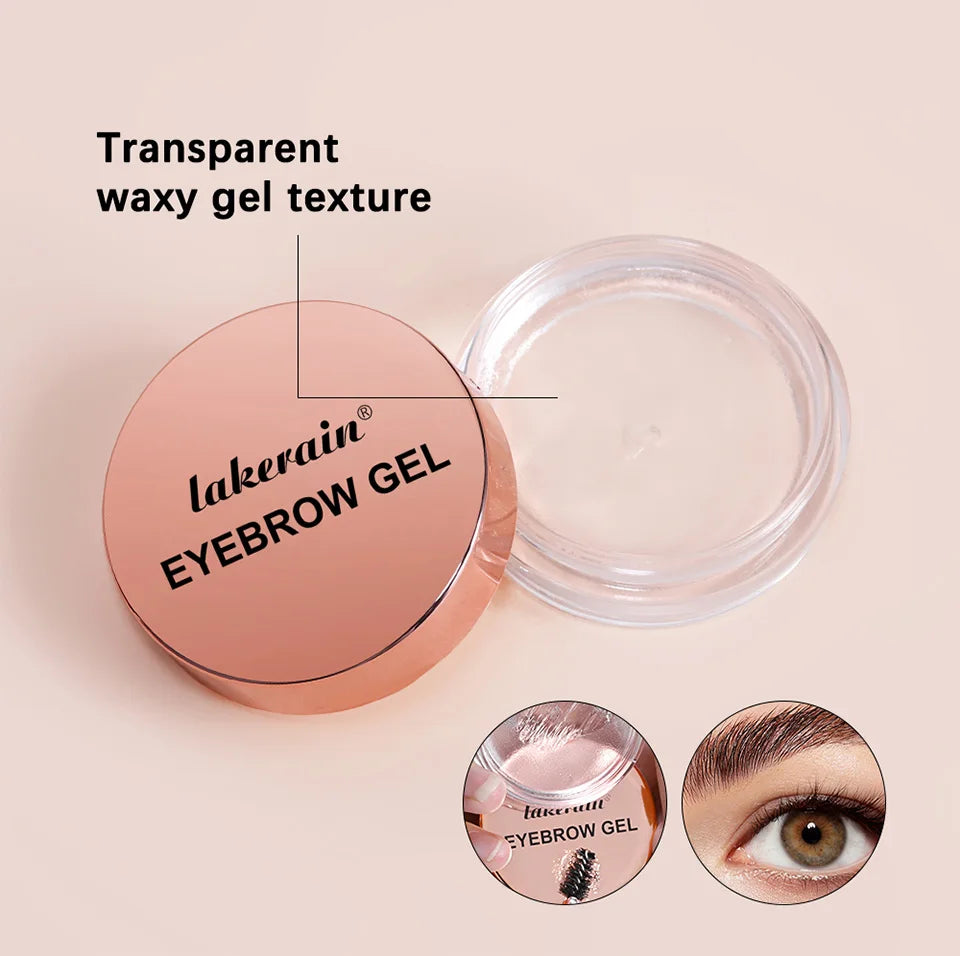 Waterproof Transparent Eyebrow Styling Gel for Natural Lifted Brows
