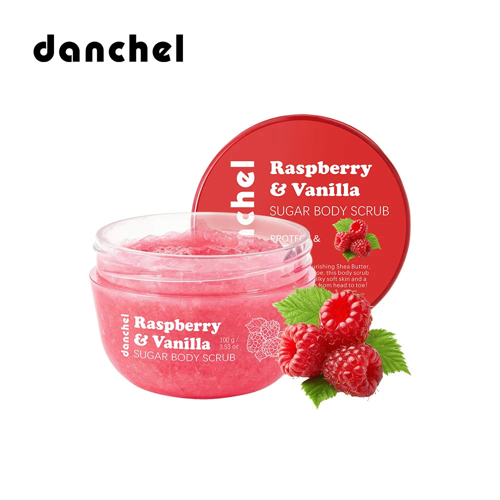 Raspberry & Vanilla Sugar Exfoliating Body Scrub - 19