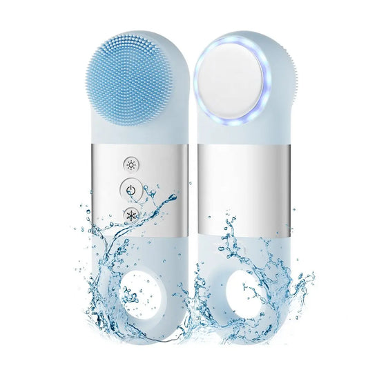 Heated and Cooling Sonic Facial Cleansing Brush