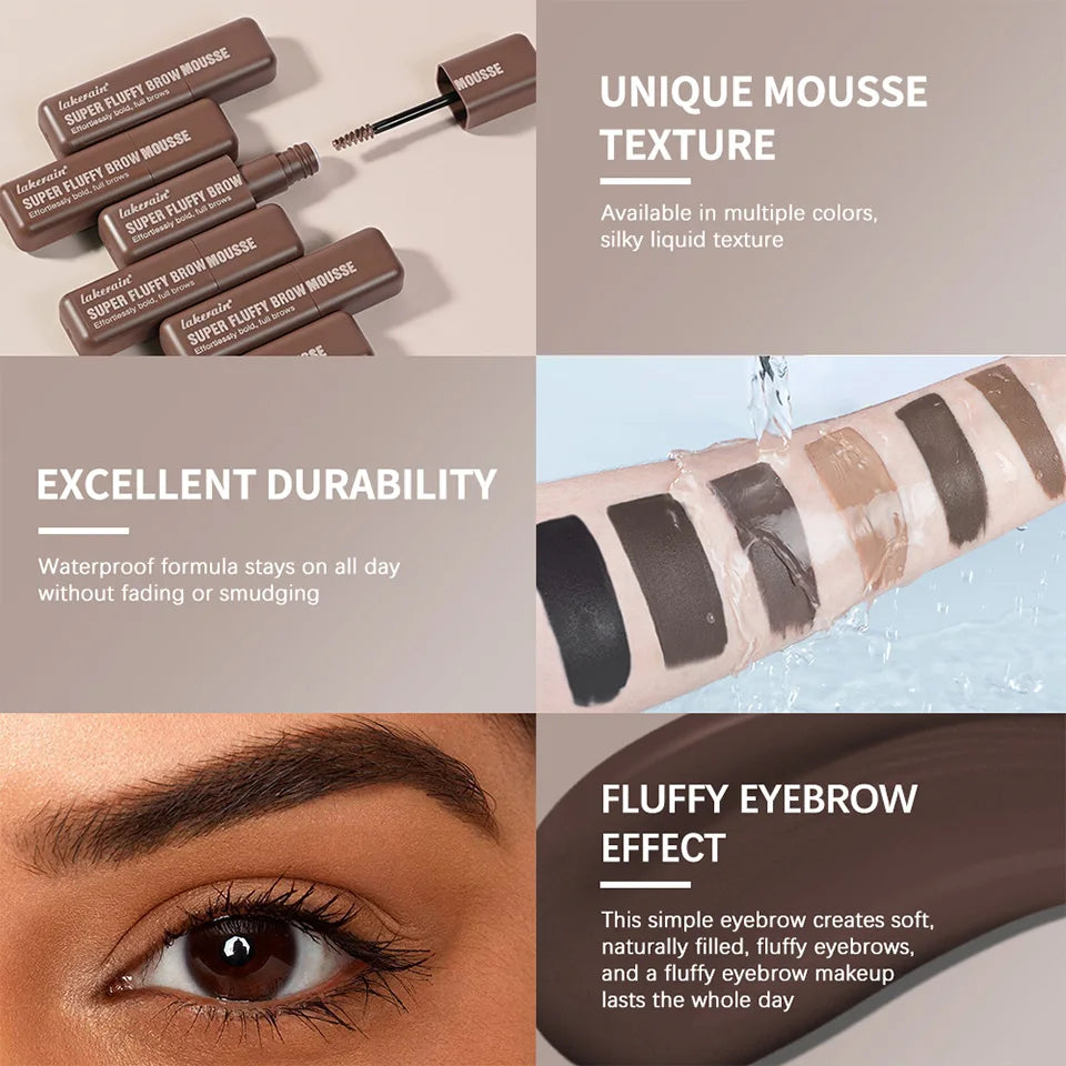 Volumizing Tinted Eyebrow Mousse for Fluffy Brows - 8
