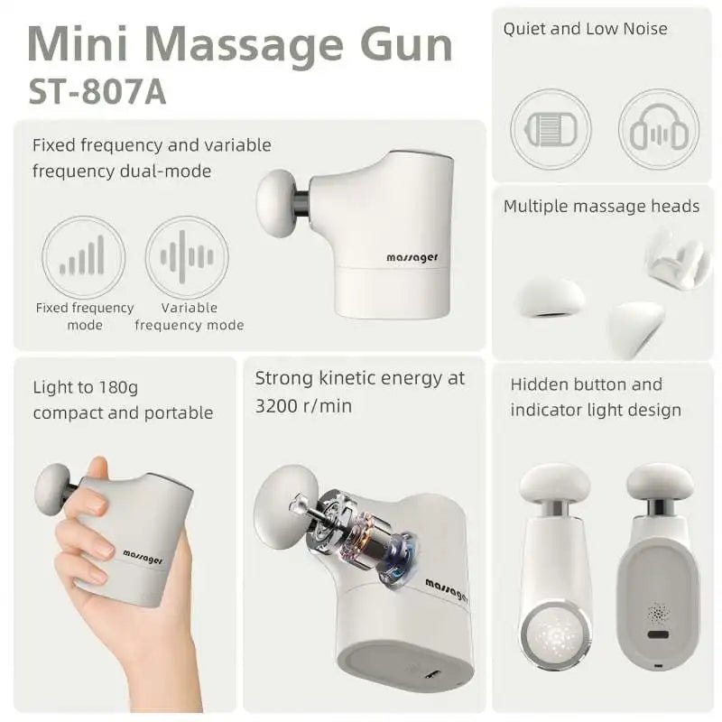 Portable Deep Tissue Percussion Muscle Massage Gun - 6