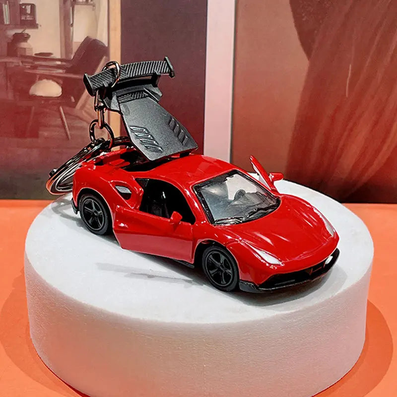 Sports Car Model Keychain for Keys and Bags - 17