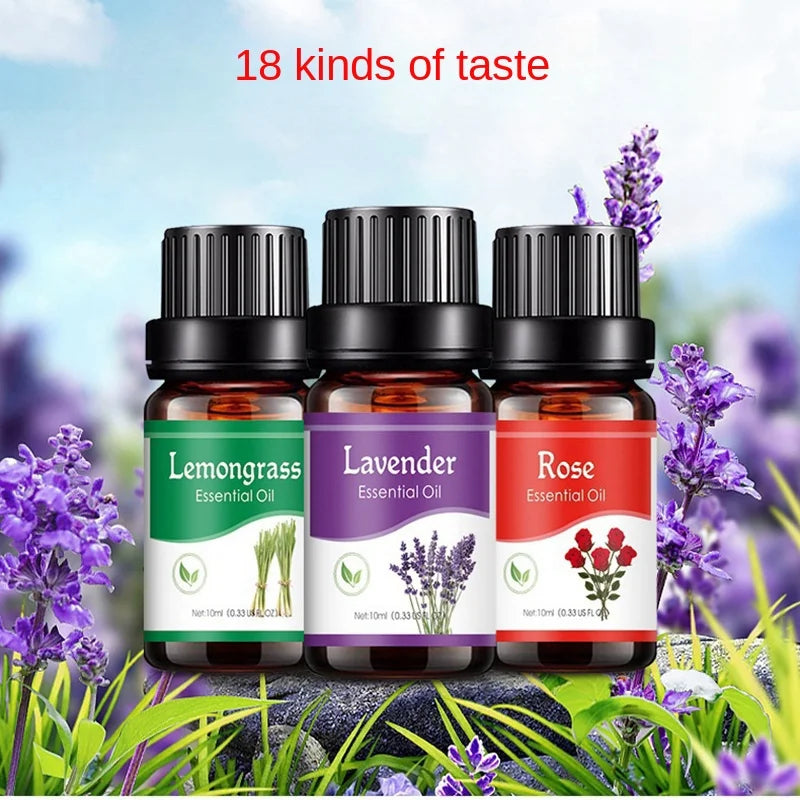 18 Scents Essential Oil Set for Aroma Diffuser and Air Humidifier - 1