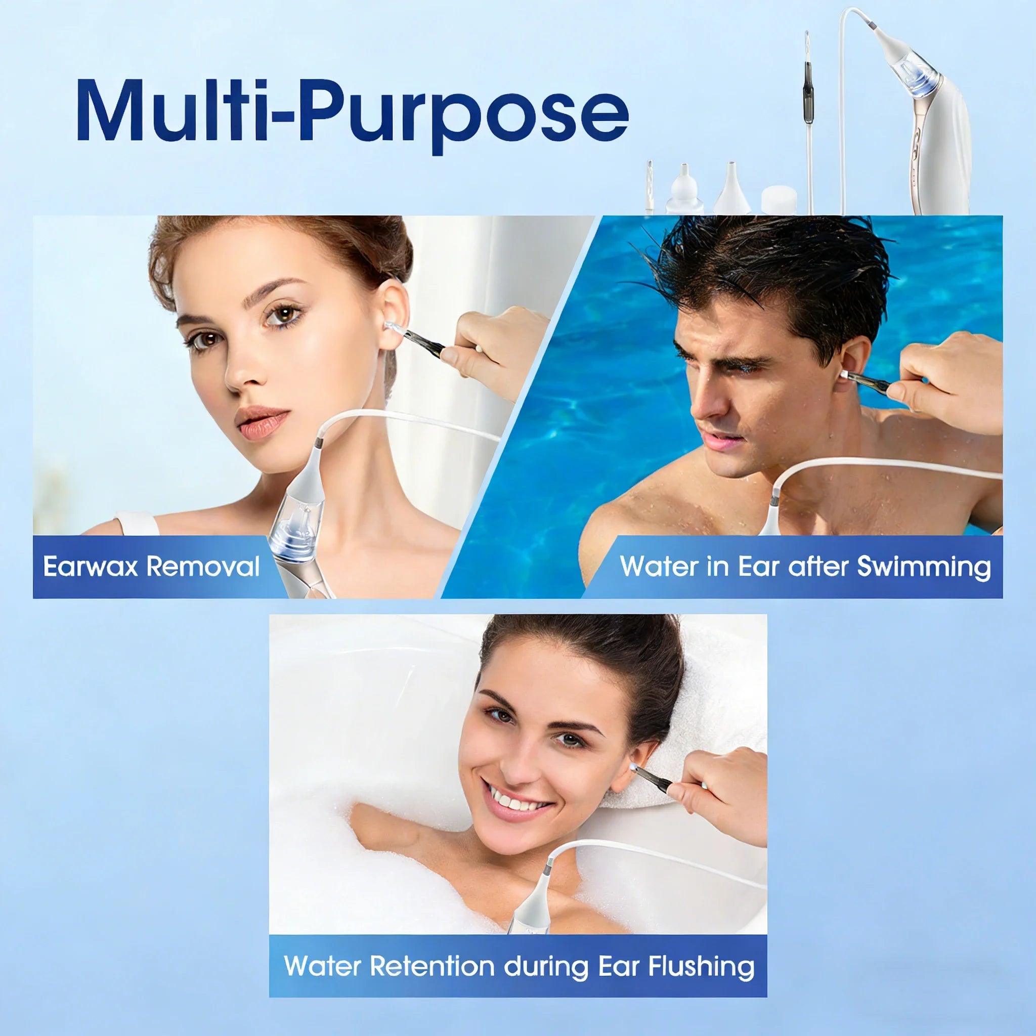 Electric Earwax Removal Vacuum and Cleaner Tool - 6