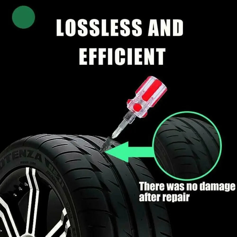 Quick Tire Puncture Repair Rubber Nails for Car and Motorcycle